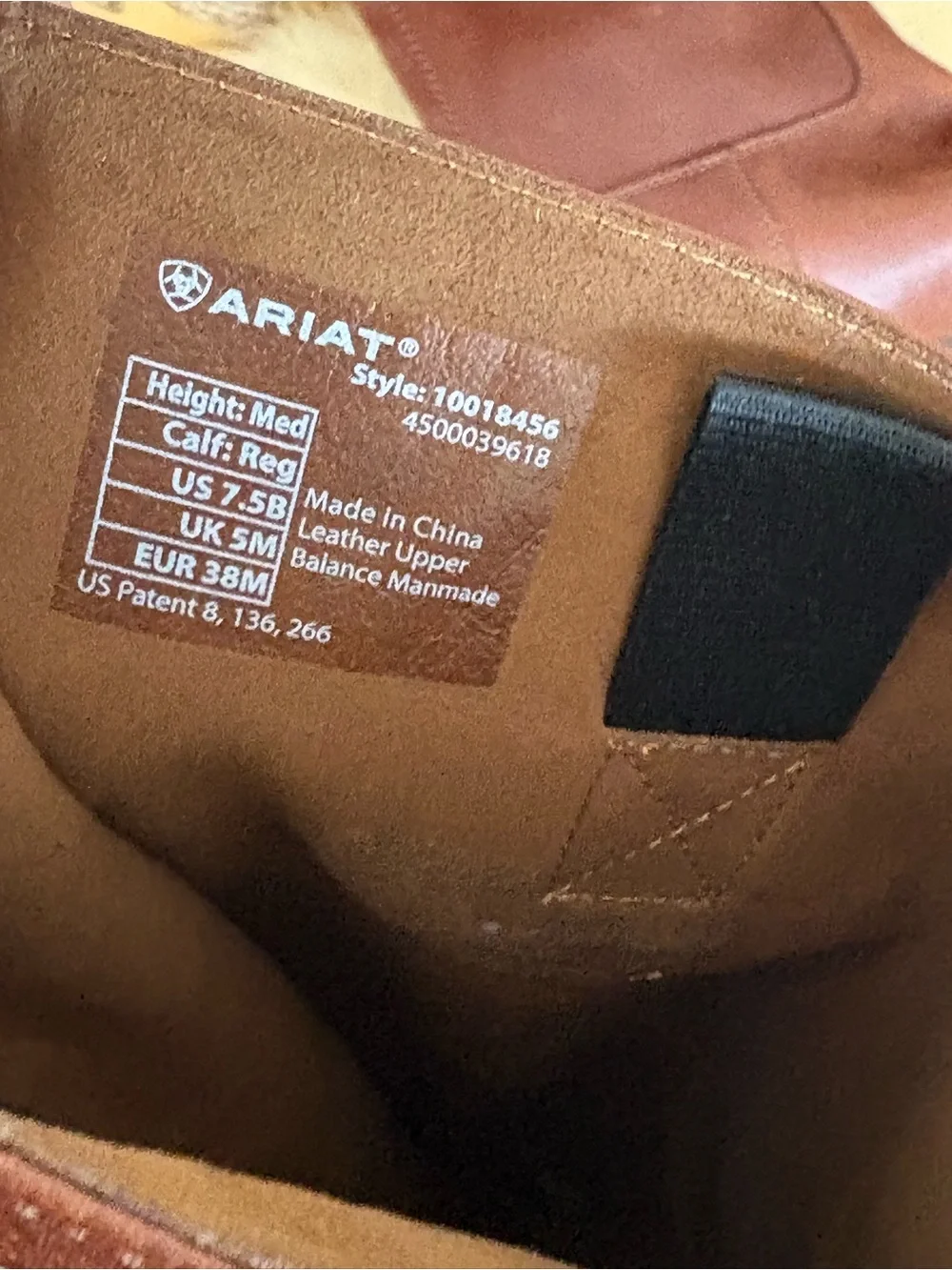 New Ariat Chestnut Brown  Leather Riding Boots